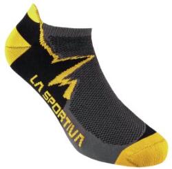 La Sportiva Climbing Socks Șosete Carbon/Yellow 38-40 EU