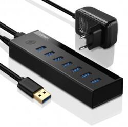 UGREEN US219 7 az 1-ben adapter USB-elosztó 7x USB3.0 szürke (19604)