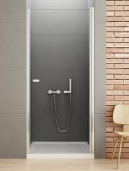 NEW TRENDY New Soleo zuhanyajtók 90 cm dönthető króm fényes/átlátszó üveg D-0121A (D0121A)