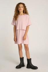 Calvin Klein Jeans gyerek pamutruha - rózsaszín 164