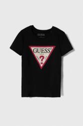 GUESS gyerek póló fekete - fekete 125-135 - answear - 8 190 Ft