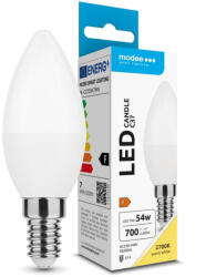 Modee Lighting LED Izzó Gyertya (Candle) 7W E14 200° 2700K (700 lumen) ERP (ML-C2700K7WN)