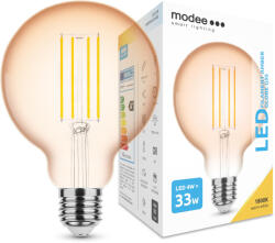 Modee LED Filament Amber Globe G95 4W E27 320° 1800K (360 lumen) (ML-G95FA1800K4WE27)