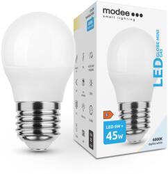 Modee Lighting LED Izzó Globe Mini G45 6W E27 180° 6000K (550 lumen) ERP (ML-G456000K6WE27N)