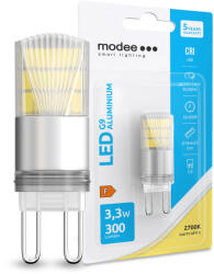 Modee Lighting LED Izzó G9 Aluminium 3, 3W 2700K (300 lumen) (ML-G9A2700K3-3WB1)