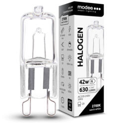 Modee Smart Lighting ECO Halogén Izzó G9 42W (630 lumen) (ML-HG942W)