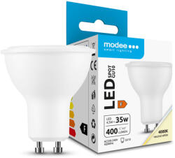 Modee Lighting LED Izzó Spot Alu-Plastic 4, 5W GU10 110° 4000K (400 lumen) ERP (ML-GU10P4000K4-5W)