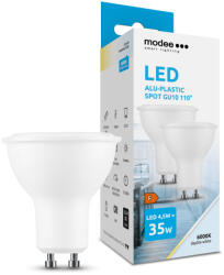Modee Lighting LED Izzó Spot Alu-Plastic 4, 5W GU10 110° 6000K (400 lumen) ERP B2 (ML-GU10P6000K4-5WB2)