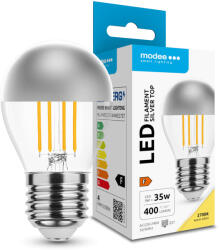 Modee LED Izzó Filament G. Mini P45 Silver Top 4W E27 320° 2700K (400 lumen) (ML-P45F2700K4WE27ST)