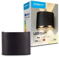 Modee LED Fali Lámpa (LWL0001) 4W IP65 98x75x40mm 4000K (330 lumen) (ML-LWL0001)