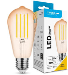 Modee LED Izzó Filament Amber ST58 4W E27 320° 1800K (360 lumen) (ML-ST58FA1800K4WE27)