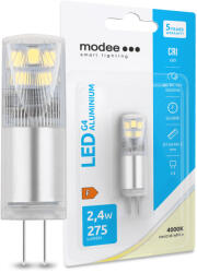 Modee Lighting LED Izzó G4 Aluminium AC-DC 12V 2, 4W 4000K (275 lumen) ERP B1 (ML-G4A4000K2-4WB1)
