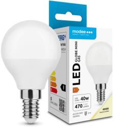 Modee Lighting LED Izzó Globe Mini G45 4, 9W E14 200° 4000K (470 lumen) ERP (ML-G454000K4-9WE14)