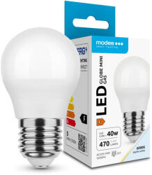 Modee Lighting LED Izzó Globe Mini G45 4, 9W E27 200° 6000K (470 lumen) ERP (ML-G456000K4-9WE27)