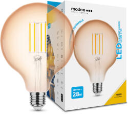 Modee LED Filament Amber Globe G125 4W E27 320° 1800K (300 lumen) dimm (ML-G125FA1800K4WE27D)