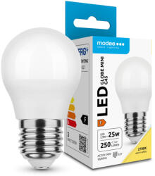Modee Lighting LED Izzó Globe Mini G45 2, 9W E27 200° 2700K (250 lumen) ERP (ML-G452700K2-9WE27)