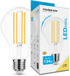 Modee LED Izzó Filament A70 15W E27 360° 2700K (2000 lumen) dimm. ERP (ML-A70F2700K15WE27D)