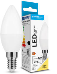Modee Lighting LED Izzó Gyertya (Candle) 4, 9W E14 200° 2700K (470 lumen) ERP (ML-C2700K4-9WN)