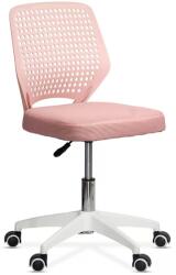 CHAIRS-ON Scaun de birou pentru copii din stofă roz, confortabil și reglabil OFF 329