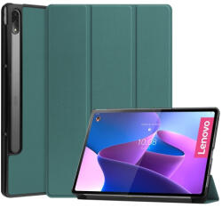  Husă Flip din LEATHER Tab P12 Pro verde