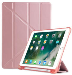  Husă din LEATHER Apple iPad 9.7 (2018/2017) / iPad Air (1/2) roz