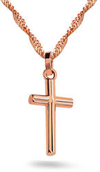 Heratis Forever Arany minimalista kereszt medál 9K rózsaszín aranyból IZ27369RHR