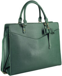 Dollcini Női Laptoptáska - Stílusos, Vízálló Műbőr Válltáska Munkába - Zöld (546014)
