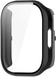PC FULL COVER Capac din plastic cu sticlă pentru Xiaomi Redmi Watch 5 Negru activ