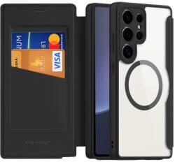 Dux Ducis X PRO Husă rabatabilă cu MagSafe pentru Samsung Galaxy S25 Ultra 5G negru