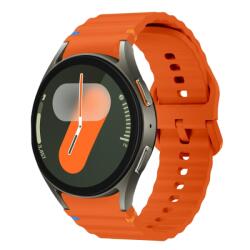  WAVE Curea din silicon pentru Samsung Galaxy Watch 7 (40mm / 44mm) portocaliu