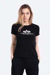 Alpha Industries pamut póló New Basic T fekete - fekete L