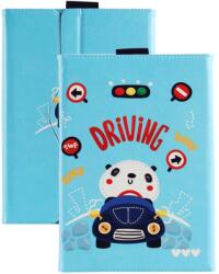  ART Husă rabatabilă pentru Umidigi G1 Tab BLUE CAR