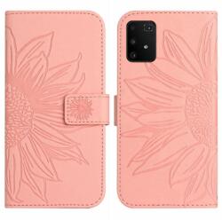 ART SUN FLOWER Husa portofel cu curea Samsung Galaxy S10 Lite roz