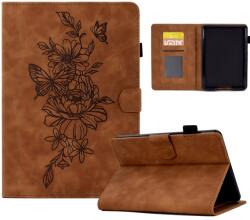  ART FLOWER Husă rabatabilă Amazon Kindle 11th Gen 2022 / 2024 maro