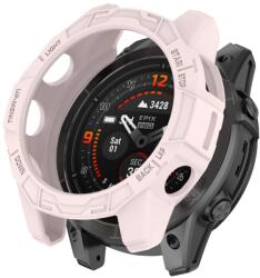 TPU HALF CAPAC Husa pentru Garmin Fenix E 47mm roz deschis