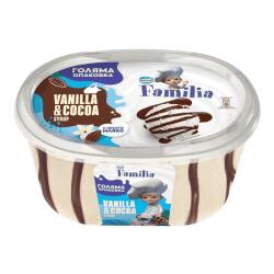 Familia (сладолед) Сладолед Familia ванилия с какаов сироп Nestle 461гр
