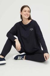 Tommy Hilfiger pamut hosszú ujjú otthoni viseletre sötétkék - sötétkék S