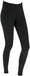 KERBL Equona gyermek teliszilikonos lovaglóleggings, fekete, 152/158 (KR3222003)