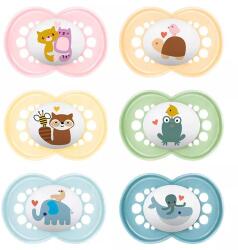 MAM Játszócumi Original, megújult! szilikon lapított (méret: 2) 6+ hó - diaper