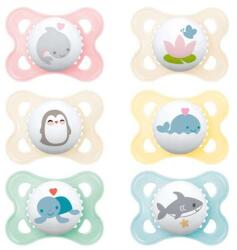 MAM Játszócumi Original, megújult! szilikon lapított (méret: 1) 2 - 6 hó - diaper