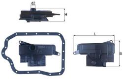 MAHLE Hidraulikus szűrő, automata sebességváltó MAHLE HX 234D for TOYOTA, LEXUS (HX 234D)