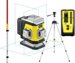 Nivel System Keresztlézer 3×360° kék sugárral CL3B készlet (CL3BSet6)