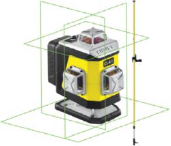 Nivel System Keresztlézer 4×360° zöld sugárral CL4G készlet (CL4GSet1)