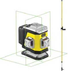 Nivel System Keresztlézer 3×360° zöld sugárral CL3G Set (CL3Gset1)