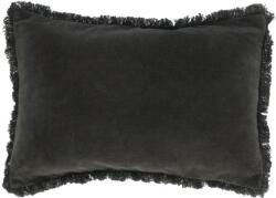 Kave Home Fekete bársony párnahuzat Kave Home Celine 30 x 50 cm (LF-AA6394J03)