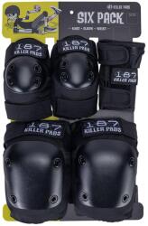 187 Killer Pads Adult Six Pack Set Black