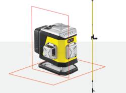 Nivel System Keresztlézer 2x 360° piros sugárral CL2R készlet (CL2Rset1)