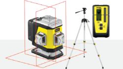 Nivel System Keresztlézer 3×360° piros sugárral CL3R készlet (CL3Rset4)