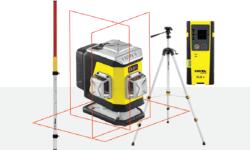 Nivel System Keresztlézer 3×360° piros sugárral CL3R (CL3RSet5)