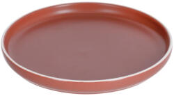 Kave Home Piros porcelán desszerttál Kave Home Roperta Ø 21, 5 cm (LF-AB0026K86)